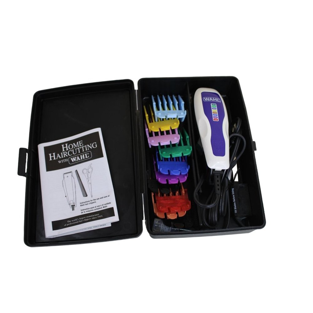 Wahl Home Haircutting Kit System Case Comb Guides 91056